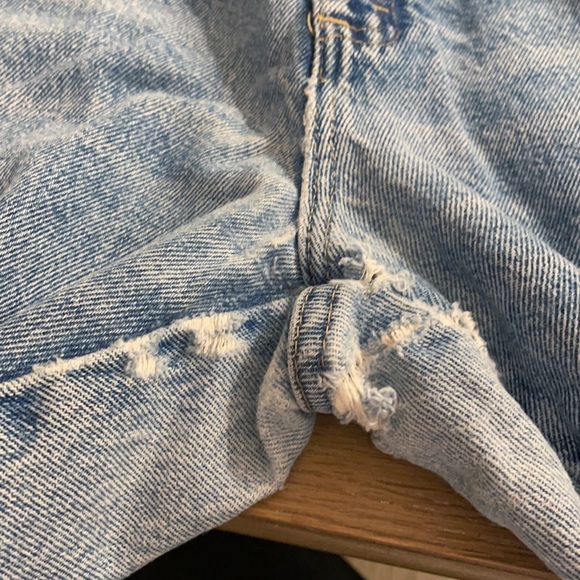 VINTAGE WRANGLER Denim Cutoff Shorts Hi-Rise - Picture 5 of 6